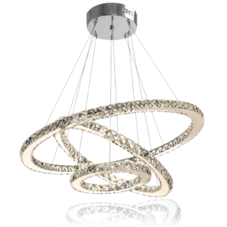 Żyrandol LED W9009E-60W - ciepły