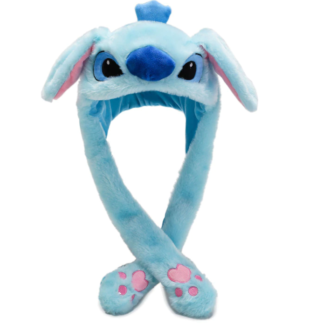 CZAPKA RUCHOME USZY STITCH PLUSZOWA