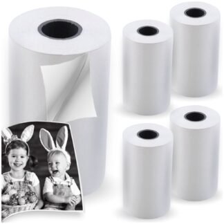 Papier termiczny samoprzylepny do drukarki Drukuś 5 rolek