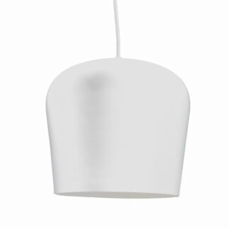 Nowoczesna lampa wisząca biała klosz zwis flos