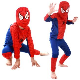 Strój Spiderman Kostium Maska Przebranie 3w1
