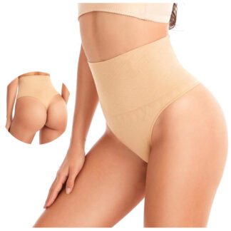 Majtki wyszczuplające brazyliany - nude - 3XL