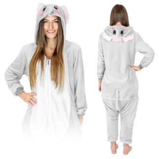 Kostium Onesie grey elephant - M