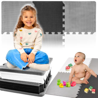 Mata piankowa puzzle dla dzieci składana 180 x 180 cm