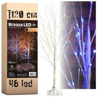 Brzoza LED XS48-24 120cm 48led - blue