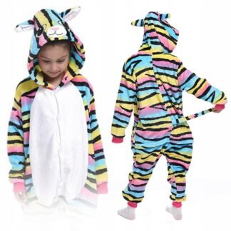 Onesie children Colorful cat - M