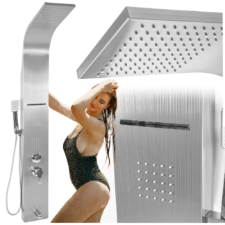 Bateria panel prysznicowy NICKLE