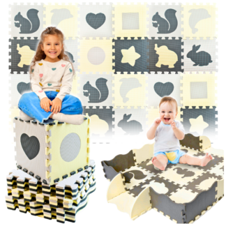 Mata piankowa puzzle dla dzieci składana i edukacyjna