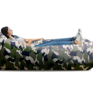 Lazy bag  XXL - moro zielone air sofa materac leżak na powietrze