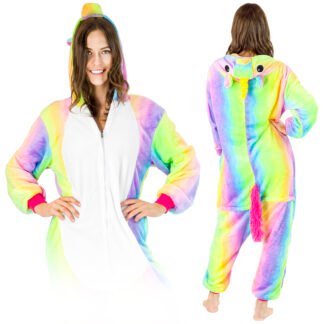 Kostium Onesie rainbow pegasus - XL