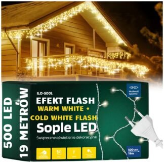 Sople 500LED 19m ILO-500L- warm white + cold flash