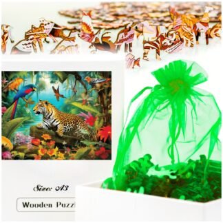 Dřevěné Puzzle Džungle A3 (262 dílků)