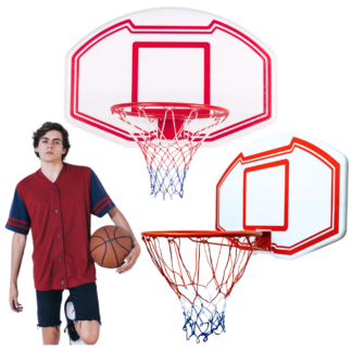 Basketbalová deska s košem a síťkou