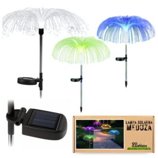 Solární LED Medúza do zahrady 2ks