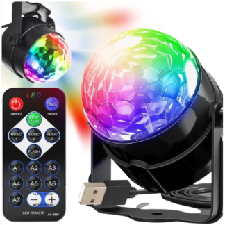 LED Disco Koule Projektor RGB Laser + Dálkové ovládání