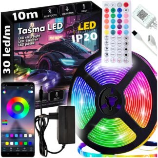 RGB LED pásek 10m s Bluetooth: Hudba, Barvy, Aplikace