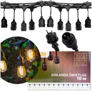 Girlanda světelná 10m 10xE27 IP44