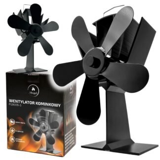 Termoelektrický ventilátor ke kamnům 5 lopatek