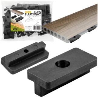 Klipy WPC 5,5mm 50ks - montáž terasových desek