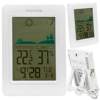 Domácí meteostanice s budíkem Regenberg