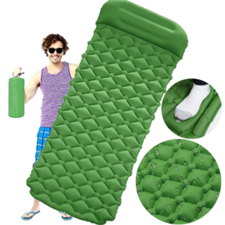 Turistická matrace s pumpou a polštářem