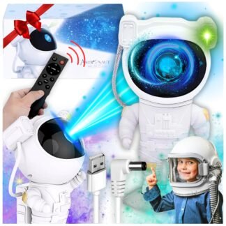 Projektor Hvězd Astronaut LED Lampa Noční Oblohy