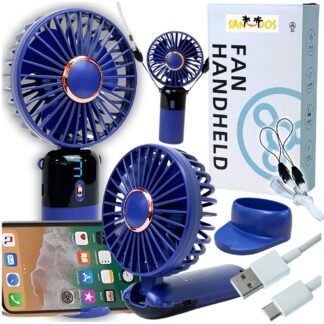 Mini větrný ventilátor přenosný mobilní ruční USB stojan