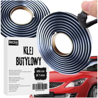 BUTYLOVÉ LEPIDLO PRO ZADNÍ SVĚTLA AUTOMOBILŮ SADA BUTYLOVÝCH LÁTEK 6m