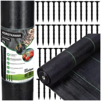 Agrotkanina proti plevelům mulčování 1,6*100m 90g + kolíky