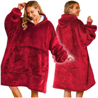 Kocoblúza Oversize s Kapucí - Hřejivá Pohoda 2v1