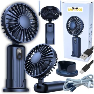 Větrný ventilátor mini mobilní přenosný ruční stojan USB