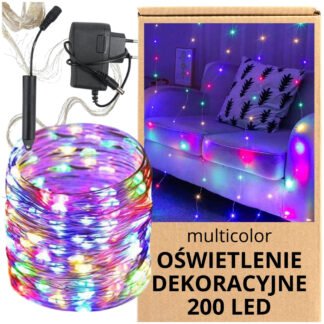 Angel hair 200LED světla vícebarevná
