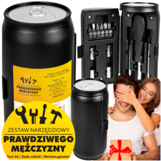 Sada nářadí v plechovce - Originální dárek pro kutily