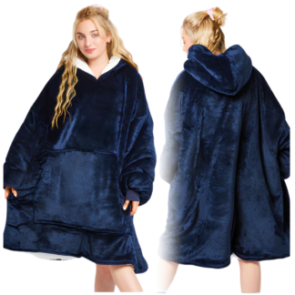 Hřejivá deka-mikina s kapucí 2v1, oversize