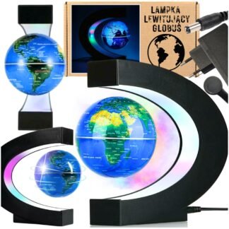 Interaktivní globus levitující osvětlená magnetická mapa Země