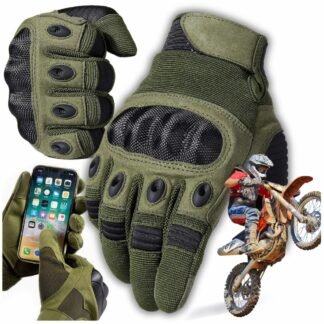 Rukavice na motorku taktické bojové vojenské dárkové pánské přežití khaki XL