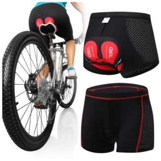 Cyklistické kraťasy s gelovou vložkou pánské MTB na jízdu na koni L