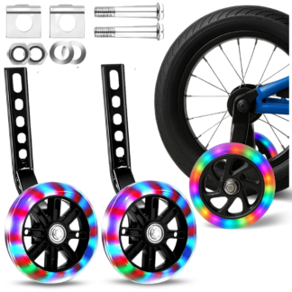 Dětská svítící kolečka k jízdnímu kolu LED RGB 12-20 palců