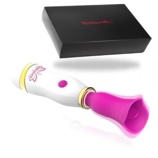 Vibrátor pro orální sex, masáž klitorisu a bradavek - 12 úrovní vibrací pro páry